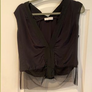 Sandro silk top